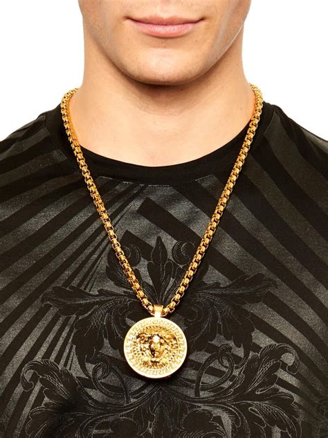 versace men chains|Versace jewellery men.